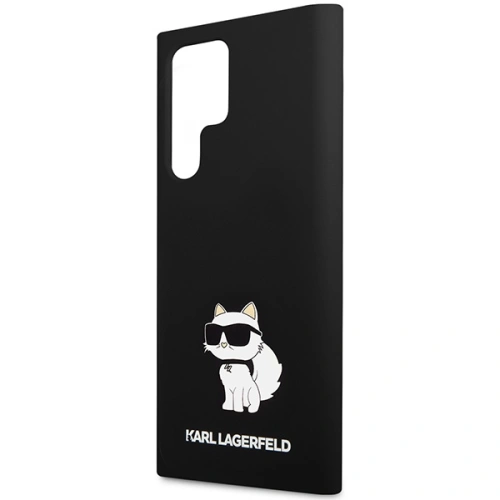 Etui Karl Lagerfeld KLHCS24LSNCHBCK Samsung Galaxy S24 Ultra hardcase Silicone Choupette czarny/black