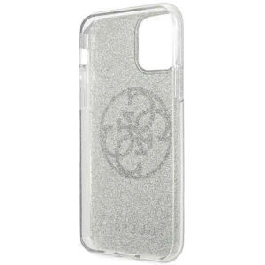 Hurtownia GSM - Etui Guess GUHCN58PCUGLKA Apple iPhone 11 Pro khaki hard case 4G Circle Glitter - GUE175KHA - {ean13} - Hurt
