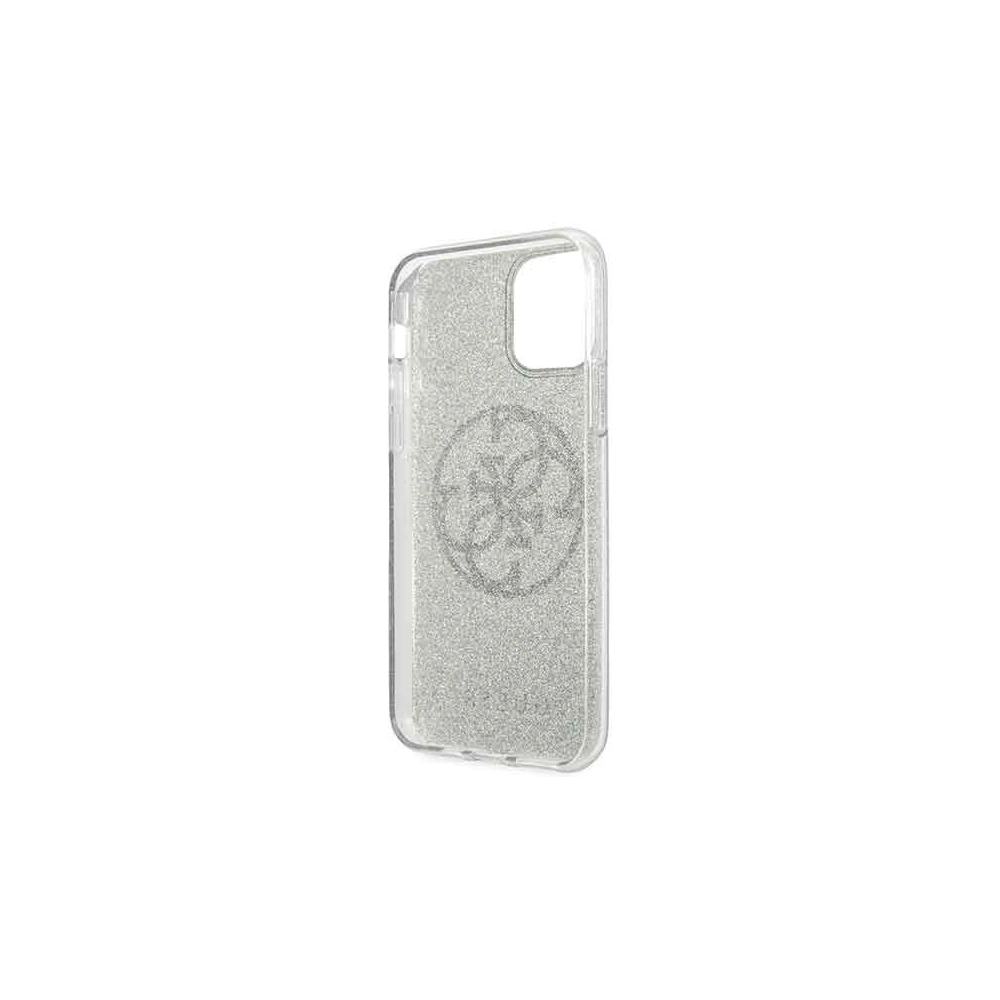 Hurtownia GSM - Etui Guess GUHCN58PCUGLKA Apple iPhone 11 Pro khaki hard case 4G Circle Glitter - GUE175KHA - {ean13} - Hurt