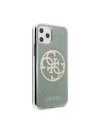 Hurtownia GSM - Etui Guess GUHCN58PCUGLKA Apple iPhone 11 Pro khaki hard case 4G Circle Glitter - GUE175KHA - {ean13} - Hurt