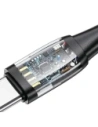 Kabel USAMS U85 US-SJ646 2xUSB-C/USB-A/Micro-USB/ Lightning 6w1 2m 100W PD Fast Charge fioletowy Kabel USAMS U85 US-SJ646 2xUSB-C/USB-A/Micro-USB/ Lightning 6w1 2m 100W PD Fast Charge fioletowy