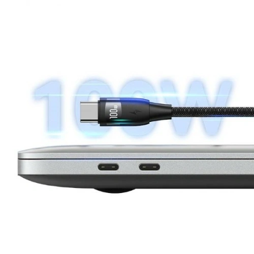 Kabel USAMS U85 US-SJ654 USB-A / 2xUSB-C 1,2m 100W PD Fast Charge czarny