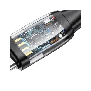 Kabel USAMS U85 US-SJ654 USB-A / 2xUSB-C 1,2m 100W PD Fast Charge czarny