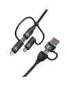 USAMS Kabel U85 2xUSB-C / USB-A 2m 100W PD Fast Charge czarny