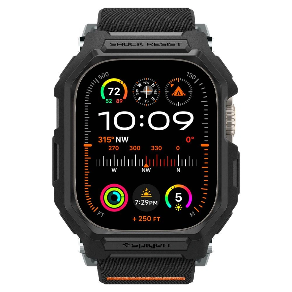 Hurtownia GSM - Etui Spigen Lite Fit Pro Apple Watch Ultra 1/2 49mm Negru Mat - SPN3355 - {ean13} - Hurt