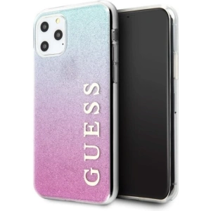 Hurtownia GSM - Etui Guess GUHCN58PCUGLPBL Apple iPhone 11 Pro różowo-niebieski/pink blue hard case Glitter Gradient - GUE176PNKBLU - {ean13} - Hurt