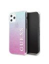 Etui Guess GUHCN58PCUGLPBL Apple iPhone 11 Pro różowo-niebieski/pink blue hard case Glitter Gradient