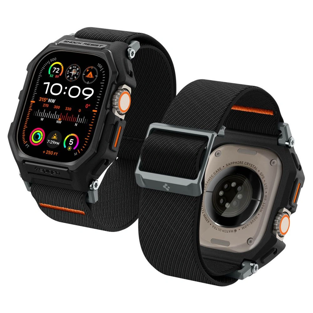 Hurtownia GSM - Etui Spigen Lite Fit Pro Apple Watch Ultra 1/2 49mm Negru Mat - SPN3355 - {ean13} - Hurt