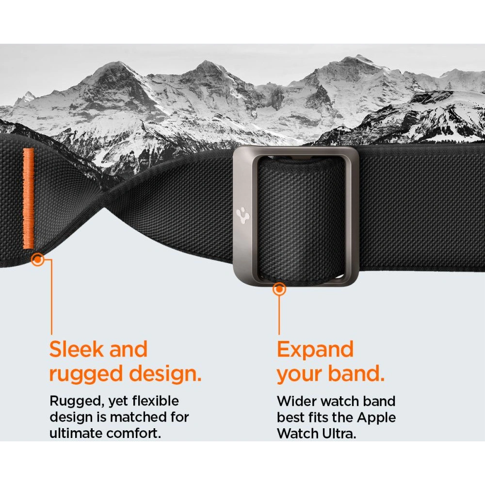 Hurtownia GSM - Etui Spigen Lite Fit Pro Apple Watch Ultra 1/2 49mm Negru Mat - SPN3355 - {ean13} - Hurt