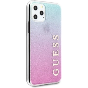Hurtownia GSM - Etui Guess GUHCN58PCUGLPBL Apple iPhone 11 Pro różowo-niebieski/pink blue hard case Glitter Gradient - GUE176PNKBLU - {ean13} - Hurt