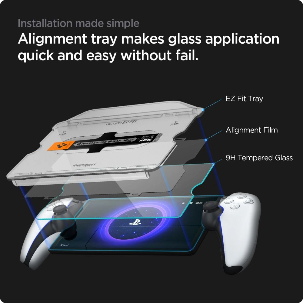Hurtownia GSM - Tvrzené sklo Spigen GLAS.tR ez Fit Sony Playstation Portal Clear - SPN3357 - {ean13} - Hurt