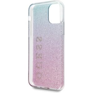Hurtownia GSM - Etui Guess GUHCN58PCUGLPBL Apple iPhone 11 Pro różowo-niebieski/pink blue hard case Glitter Gradient - GUE176PNKBLU - {ean13} - Hurt