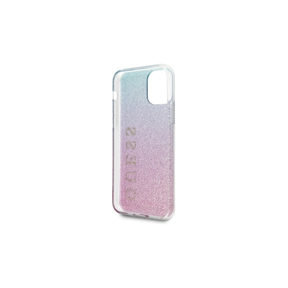 Hurtownia GSM - Etui Guess GUHCN58PCUGLPBL Apple iPhone 11 Pro różowo-niebieski/pink blue hard case Glitter Gradient - GUE176PNKBLU - {ean13} - Hurt