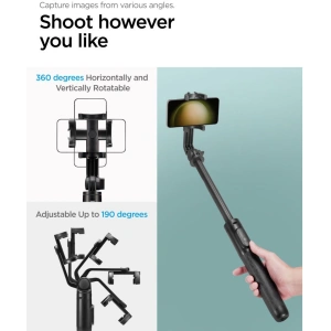 Hurtownia GSM - Kijek Spigen S560W Bluetooth Selfie Stick Tripod Černý - SPN3358 - {ean13} - Hurt