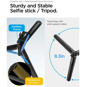 Hurtownia GSM - Kijek Spigen S560W Bluetooth Selfie Botrány Fekete - SPN3358 - {ean13} - Hurt