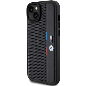 Hurtownia GSM - Etui BMW BMHCP15M23PUPVK Apple iPhone 15 Plus / 14 Plus hardcase Perforated Tricolor Line negru/black - BMW625 - {ean13} - Hurt