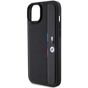 Hurtownia GSM - Etui BMW BMHCP15M23PUPVK Apple iPhone 15 Plus / 14 Plus hardcase Perforated Tricolor Line czarny/black - BMW625 - {ean13} - Hurt