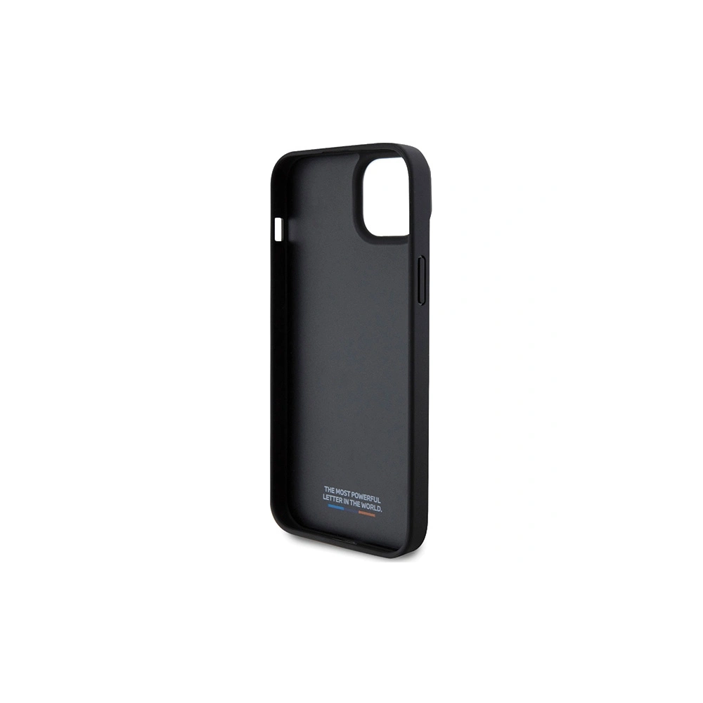 Hurtownia GSM - Etui BMW BMHCP15M23PUPVK Apple iPhone 15 Plus / 14 Plus hardcase Perforated Tricolor Line negru/black - BMW625 - {ean13} - Hurt