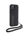 Hurtownia GSM - Etui BMW BMHCP15M23RMRLK Apple iPhone 15 Plus / 14 Plus hardcase Signature Leather Wordmark Cord černý/black - BMW626 - {ean13} - Hurt