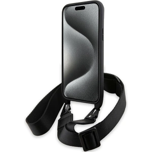 Hurtownia GSM - Case BMW BMHCP15S23PSCCK Apple iPhone 15 / 14 / 13 Hardcase M Edition Carbon Stripe & Strap schwarz/black - BMW627 - {ean13} - Hurt