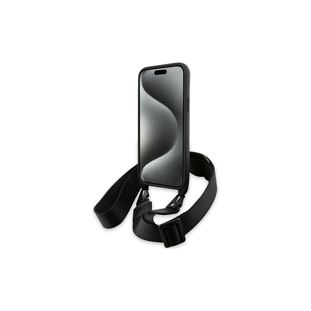 Hurtownia GSM - Etui BMW BMHCP15S23PSCCK Apple iPhone 15 / 14 / 13 hardcase M Edition Carbon Stripe & Strap černý/black - BMW627 - {ean13} - Hurt