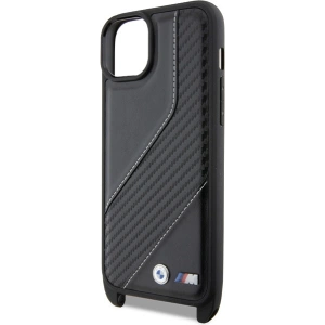 Hurtownia GSM - Etui BMW BMHCP15S23PSCCK Apple iPhone 15 / 14 / 13 hardcase M Edition Carbon Stripe & Strap czarny/black - BMW627 - {ean13} - Hurt