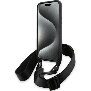 Hurtownia GSM - Case BMW BMHCP15S23PSVTK Apple iPhone 15 / 14 / 13 Hardcase M Edition Carbon Tricolor Lines & Strap schwarz/black - BMW628 - {ean13} - Hurt