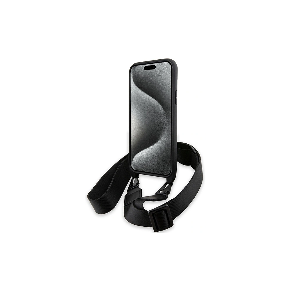 Hurtownia GSM - Etui BMW BMHCP15S23PSVTK Apple iPhone 15 / 14 / 13 hardcase M Edition Carbon Tricolor Lines & Strap negru/black - BMW628 - {ean13} - Hurt