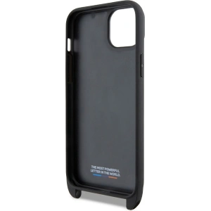 Hurtownia GSM - Case BMW BMHCP15S23PSVTK Apple iPhone 15 / 14 / 13 Hardcase M Edition Carbon Tricolor Lines & Strap schwarz/black - BMW628 - {ean13} - Hurt