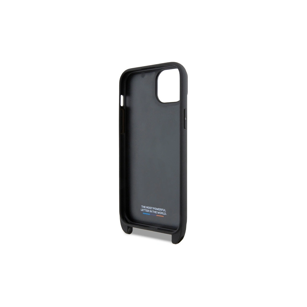Hurtownia GSM - Etui BMW BMHCP15S23PSVTK Apple iPhone 15 / 14 / 13 hardcase M Edition Carbon Tricolor Lines & Strap negru/black - BMW628 - {ean13} - Hurt