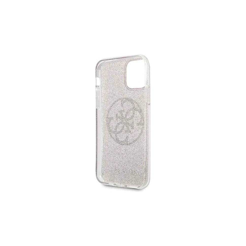Hurtownia GSM - Etui Guess GUHCN58PCUGLPI Apple iPhone 11 Pro różowy/pink hard case 4G Circle Glitter - GUE177PNK - {ean13} - Hurt