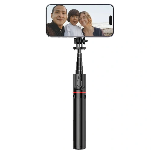 Kijek Tech-Protect L06S MagSafe Bluetooth Selfie Stick Tripod Black
