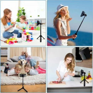 Hurtownia GSM - Kijek Tech-Protect L06S MagSafe Bluetooth Selfie Stick Tripod Fekete - THP2683 - {ean13} - Hurt