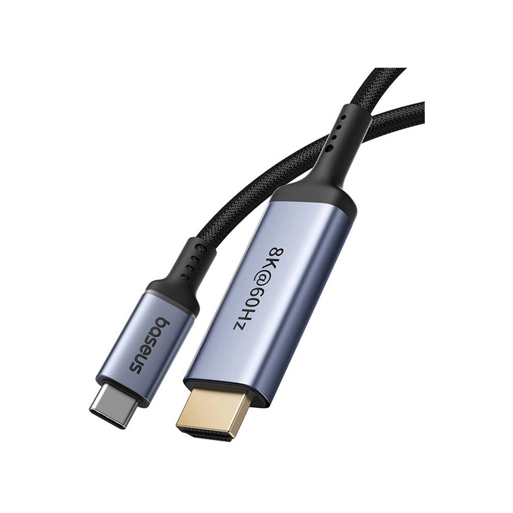 Hurtownia GSM - Kabel Baseus USB-C / HDMI 2.1 8K 60Hz 1.5m černý - BSU4851 - {ean13} - Hurt