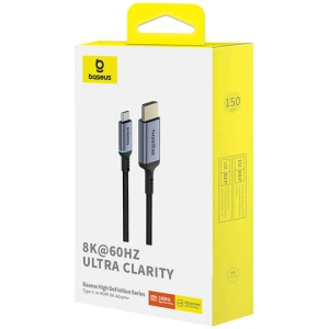 Hurtownia GSM - Kabel Baseus USB-C / HDMI 2.1 8K 60Hz 1.5m schwarz - BSU4851 - {ean13} - Hurt