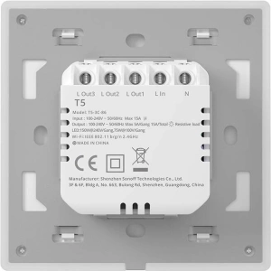 Wholesale Sonoff TX T5 2C Wi-Fi smart touch wall switch (2-channel) - SNF149 - {ean13} - Hurt