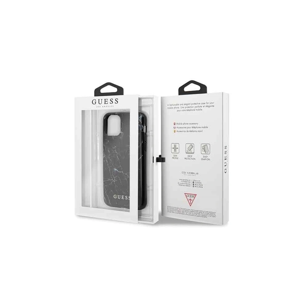 Hurtownia GSM - Etui Guess GUHCN58PCUMABK Apple iPhone 11 Pro czarny/black Marble - GUE178BLK - {ean13} - Hurt