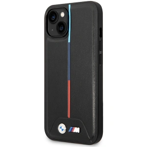 Etui BMW BMHCP15S22PVTK Apple iPhone 15 / 14 / 13 hardcase M Quilted Tricolor czarny/black