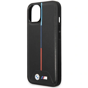 Etui BMW BMHCP15S22PVTK Apple iPhone 15 / 14 / 13 hardcase M Quilted Tricolor czarny/black