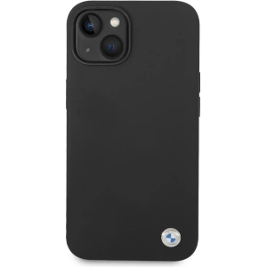 Hurtownia GSM - Case BMW BMHCP15SSILBK Apple iPhone 15 / 14 / 13 Hardcase Silikon Metall-Logo schwarz/black - BMW633 - {ean13} - Hurt