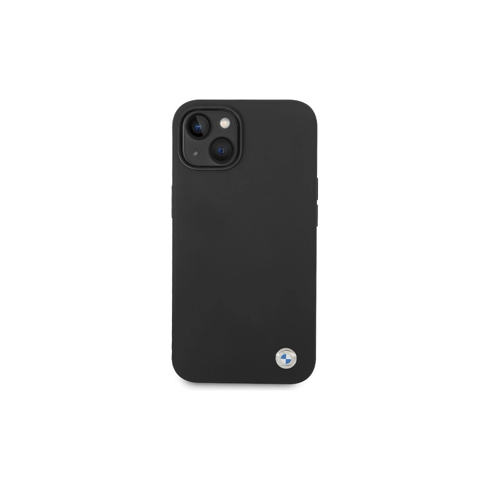 Hurtownia GSM - Case BMW BMHCP15SSILBK Apple iPhone 15 / 14 / 13 Hardcase Silikon Metall-Logo schwarz/black - BMW633 - {ean13} - Hurt