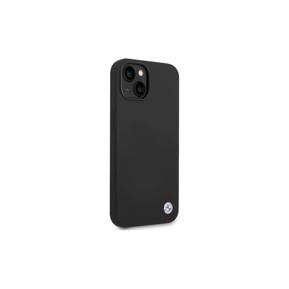 Hurtownia GSM - Case BMW BMHCP15SSILBK Apple iPhone 15 / 14 / 13 Hardcase Silikon Metall-Logo schwarz/black - BMW633 - {ean13} - Hurt