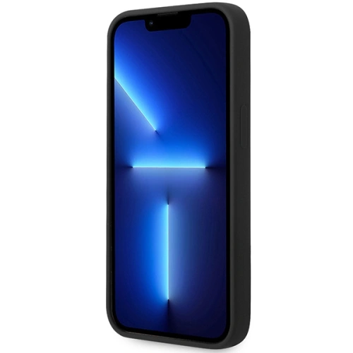 Etui BMW BMHCP15SSILBK Apple iPhone 15 / 14 / 13 hardcase Silicone Metal Logo czarny/black