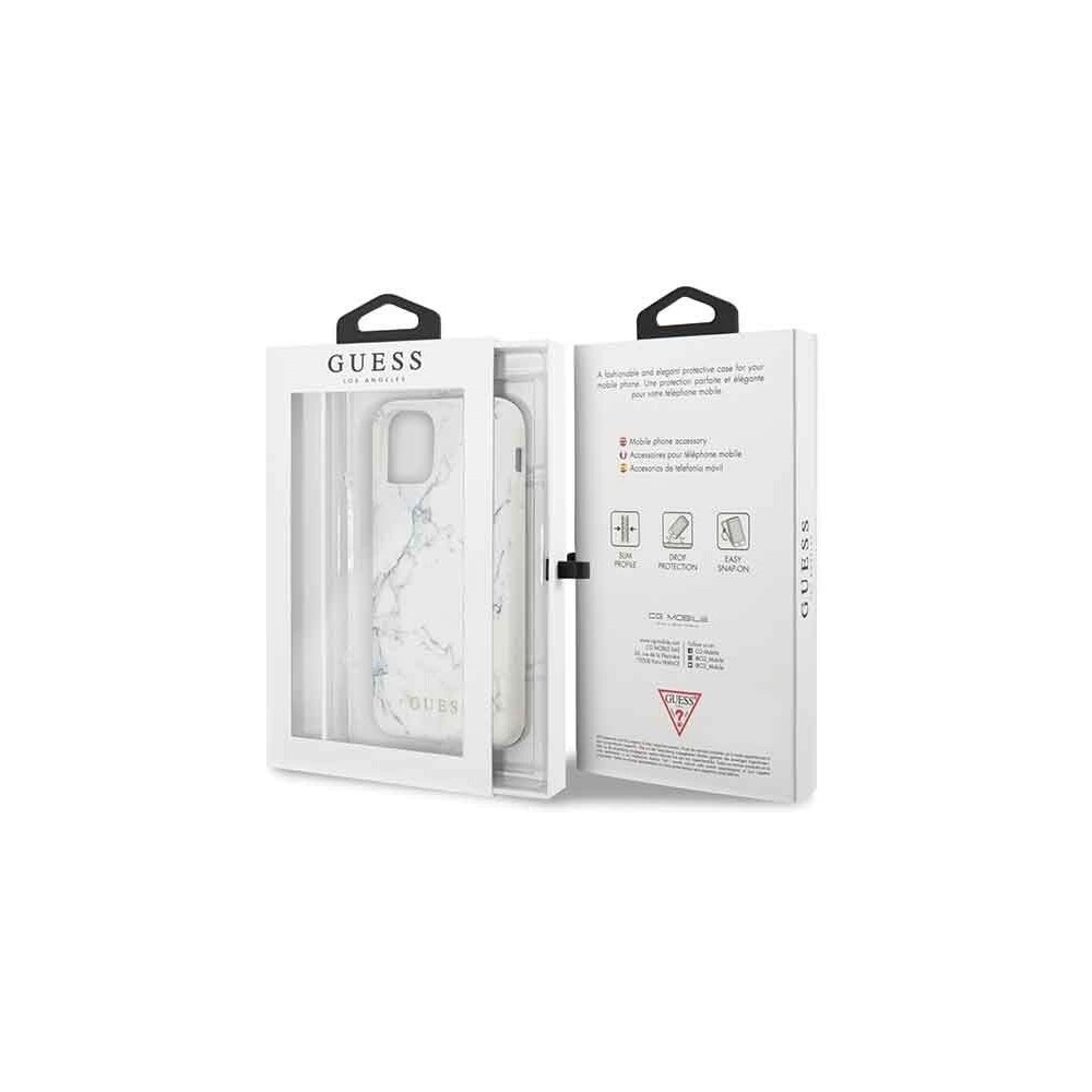 Hurtownia GSM - Etui Guess GUHCN58PCUMAWH Apple iPhone 11 Pro biały/white Marble - GUE179WHT - {ean13} - Hurt
