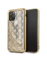 Etui Guess GUHCN58PEOLGGO Apple iPhone 11 Pro złoty/gold hard case 4G Peony Liquid Glitter