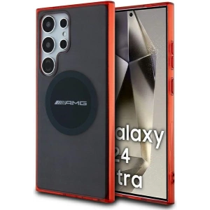 Hurtownia GSM - Case AMG AMHMS24L23HBCK Samsung Galaxy S24 Ultra Hartschale Transparent Bicolor MagSafe schwarz/black - MRS96 - {ean13} - Hurt