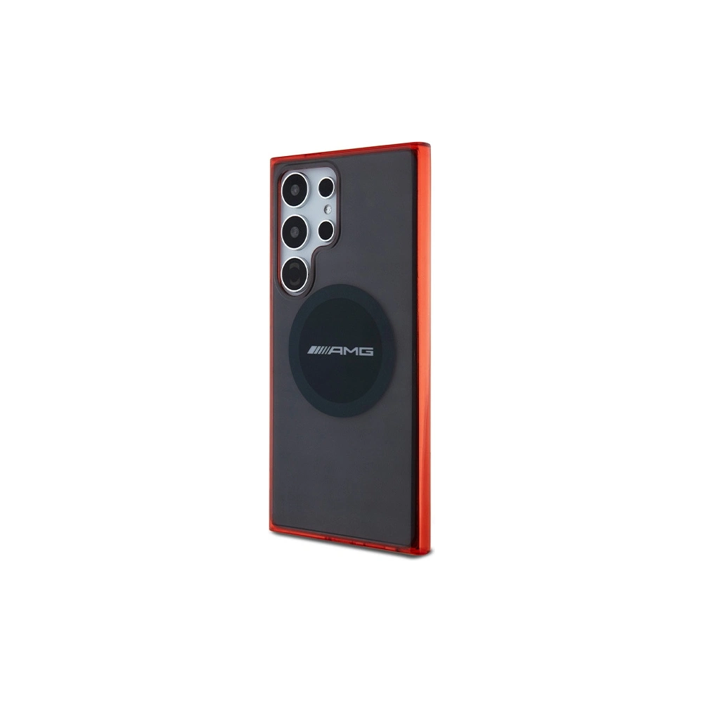 Hurtownia GSM - Etui AMG AMHMS24L23HBCK Samsung Galaxy S24 Ultra kemény tok Átlátszó Két színű MagSafe fekete/black - MRS96 - {ean13} - Hurt