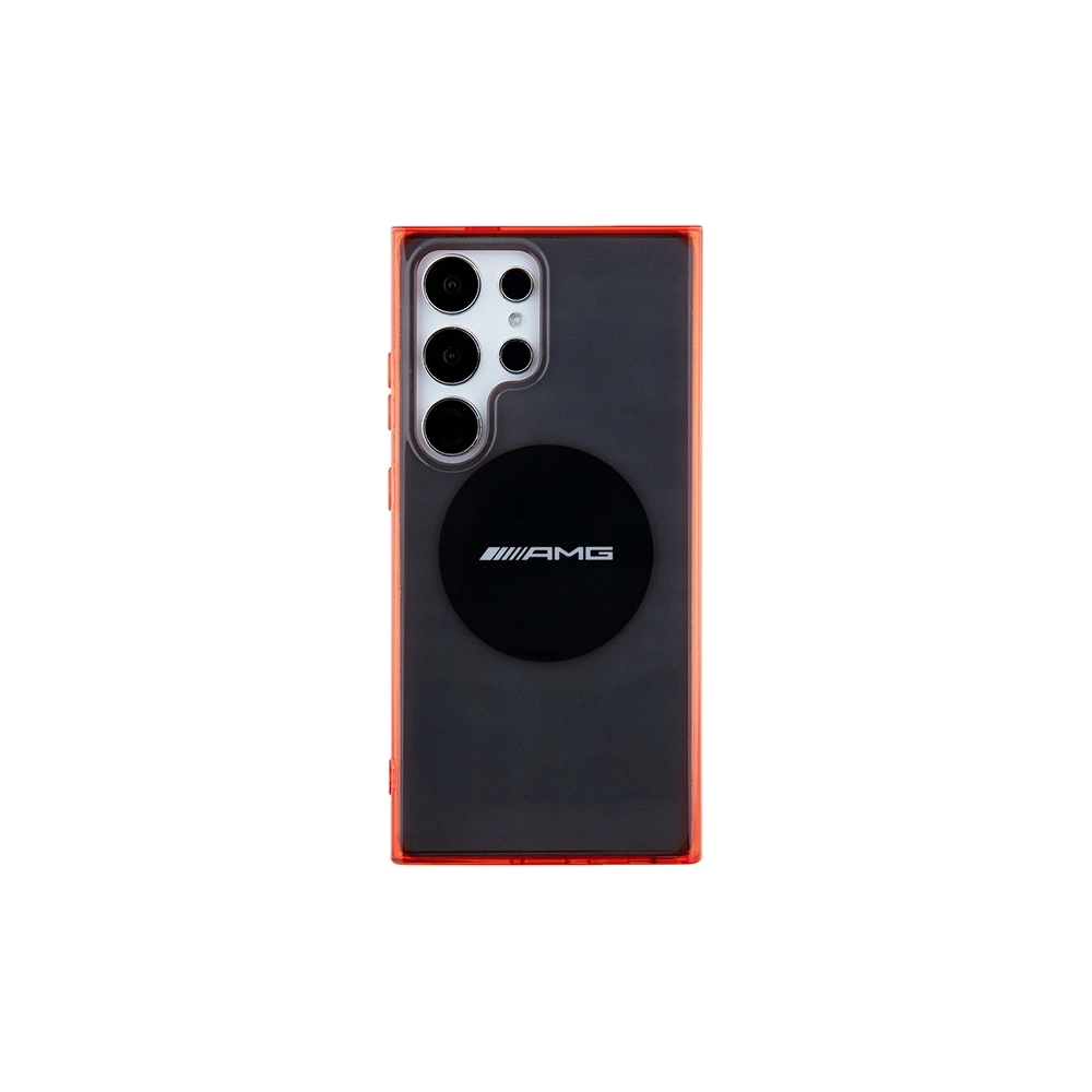 Hurtownia GSM - Etui AMG AMHMS24L23HBCK Samsung Galaxy S24 Ultra kemény tok Átlátszó Két színű MagSafe fekete/black - MRS96 - {ean13} - Hurt