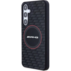 Hurtownia GSM - Etui AMG AMHMS24M23SMRK Samsung Galaxy S24+ Plus hardcase Silicone Carbon Pattern MagSafe czarny/black - MRS97 - {ean13} - Hurt