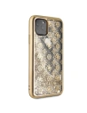 Hurtownia GSM - Etui Guess GUHCN58PEOLGGO Apple iPhone 11 Pro złoty/gold hard case 4G Peony Liquid Glitter - GUE180GLD - {ean13} - Hurt